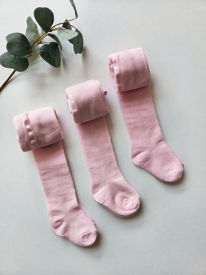 Panfilia Pamuklu Bebek / Çocuk Külotlu Çorap 3'lü Set