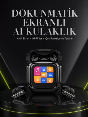 Ankaverse Yeni Nesil Dokunmatik Ekranlı Aı Kablosuz Kulaklık