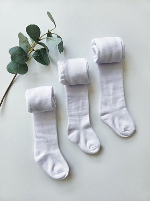 Panfilia Pamuklu Bebek / Çocuk Külotlu Çorap 3'lü Set