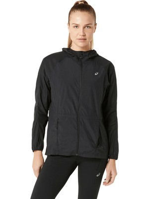 Asics  Road Packable Kadın Siyah Koşu Ceket 2012D076-001
