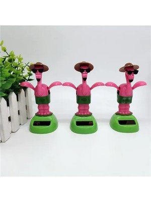 Evaglow Güneş Enerjili Solar Sallanan Flamingo Figürü