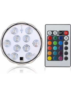 Gees Global Su Altı Kumandalı Rgb Nargile LED Işığı PM-17658