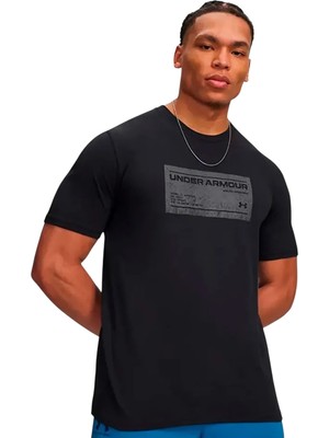 Under Armour Ua M Box Wm Label Ss Siyah Erkek Tshirt