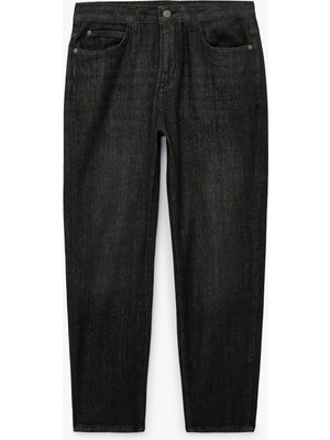 Koton Regular Fit Pamuklu Normal Bel Cepli Tapered Jean Pantolon - Joe Jean