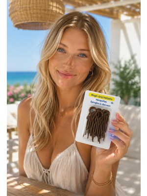 1001 10 Adet Kadın Hair Pin Saç Topuz Çubukları Kadın Toka Çocuk Mandal Toka, Kız Çocuk (Kahve)