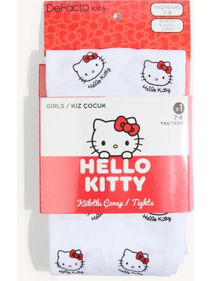 DeFacto Hello Kitty Baskılı Külotlu Çorap Kız ÇOCUK I4665A8NS