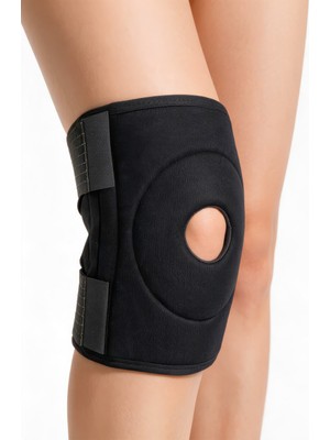 Menisküs Için Dizlik Patella Ligament Destekli Dizlik Ayarlanabilir Koruyucu Diz Korsesi Siyah