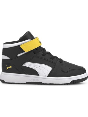 Puma Rebound Layup Sl V Ps Çocuk Siyah Günlük Ayakkabı 37048812