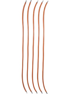3V 255MM LED Pembe Esnek Filament Retro Tungsten LED 5 Adet