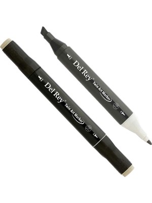 Del Rey Twin Marker Wg2 Warm Grey 16 09 Wg2