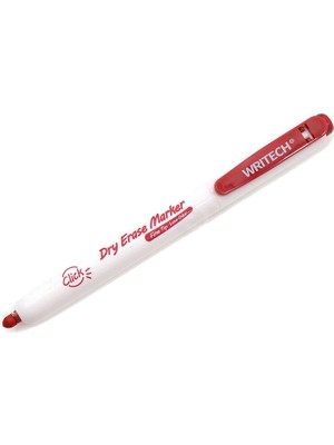 Writech W-709 Basmalı Tahta Kalem Kırmızı