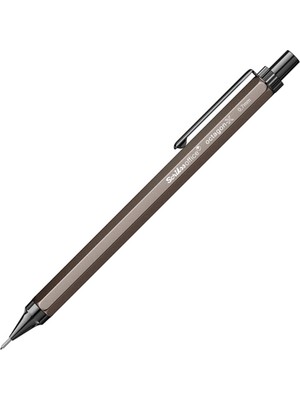 Scrikss Office Octagon-X Mekanik Kurşun Kalem 0.7mm Kahverengi