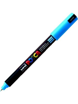Uni-Ball Uni Posca 0.7 Su Bazlı Poster Markörü Açık Mavi N