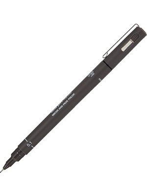 Uni-Ball Uni Pin 0.1 Fine Line Akrilik Uçlu Kalem Koyu Gri