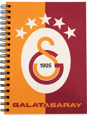 Galatasaray 5 Yıldız A6 10*15 Spiralli Karton Kapak Defter 50311
