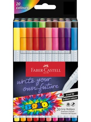 Faber-Castell Grip Boldpen 2.5 mm 20 Renk 155318
