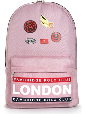 Hype Store Cambrıdge Polo CLUBCPO4013 Kız Çocuk Sırt Çantası, Pembe, Standart