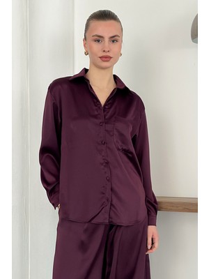 Very Moda Saten Gömlek - | F2062