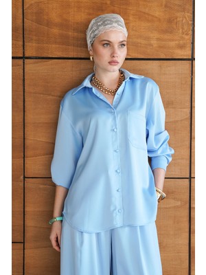 Very Moda Saten Gömlek - | F2062