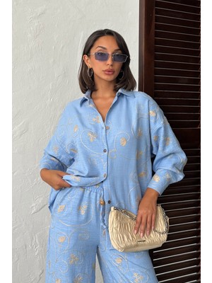 Very Moda Nakışlı Gömlek - | F1899