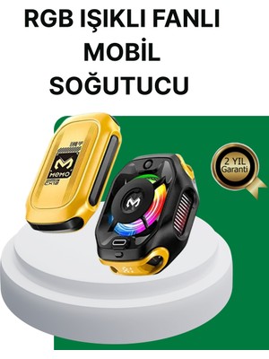 TeknoKapsül 7 Kanatlı Vortex Fanlı Akıllı Telefon Soğutma Aparatı -
