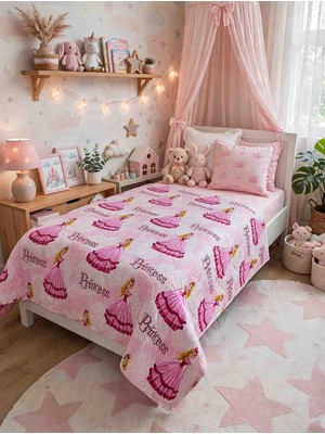 Tek Kişilik  Yatak Örtüsü 155X215 cm - Elyaf Dolgulu - Kapitone Dikişli - Çift Taraflı Kullanım