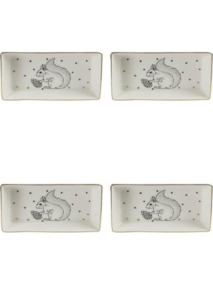 TeknoKapsül Forest Kahvaltı&meze Tabağı 13CM 4'lü 04LFH000447