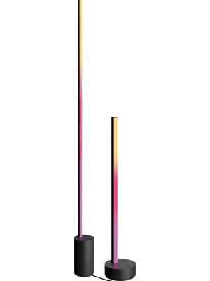 Philips Hue Gradient Signe White And Color Table Lamp + Floor Lamp Black