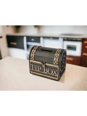 Klitli Tip Box Bahşiş Kutusu ve Kumbara Sandık Tipi Tipbox