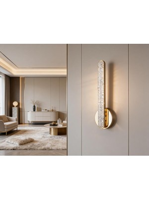 Empressco Elmas Işıltısı Modern Gold Duvar Aplik DZ-04GOLD-DUVARTIPI