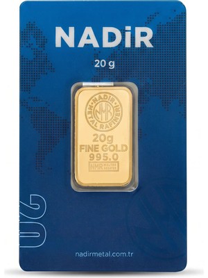 Topaloğlu 20 Gram Nadir Altın 24 Ayar  Külçe Altın