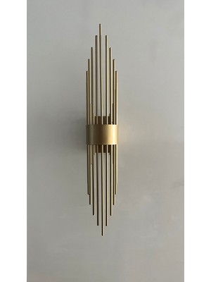 Empressco Mercan Eskitme Metal Pilli Aplik Günışığı LED Modern Duvar Aplik Duvar Lambası Iç Mekan Duvar Apliği