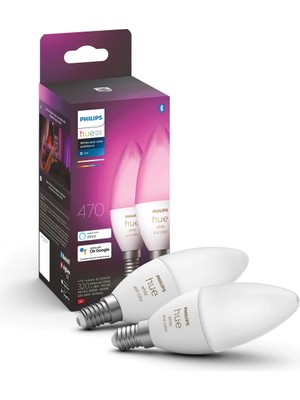 Philips Hue Candle Light White And Color E14 Duo Pack