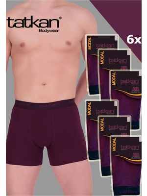 Mataş Tatkan - 6'lı - Penye Modal Erkek Boxershort