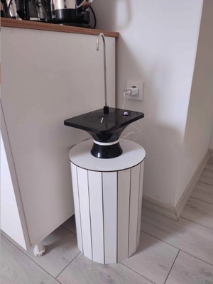 Dekoratif Damacana-Gizleme-Saklama-Kutusu-Dolabı-Kılıfı-Bezi