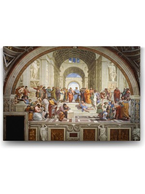 Hype Store Raffaello Sanzio - Atina Okulu Tablosu - 60X40CM