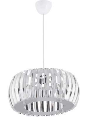 St. Morritz Venüs Beyaz 22 cm T.tesisatlı Kristal Taşlı Avize