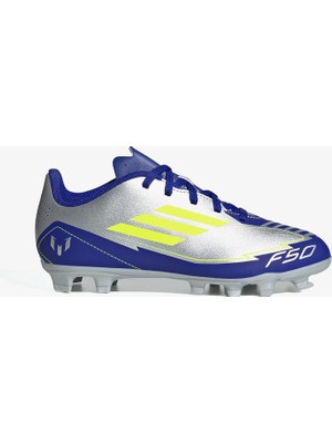 adidas F50 Club Messi Çocuk Gri Çim Saha Kramponu IH0926