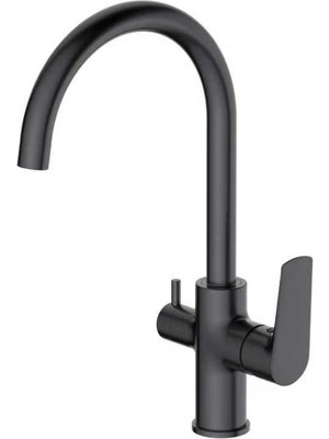 Valtemo Versa Arıtmalı Eviye Bataryası Artgrey ( Mat Füme)