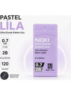 Noki 0.7 mm 2b Versatil Kalem Ucu 120 Adet Neon & Pastel Renk Seçenekli Kalem Ucu
