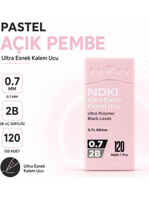 Noki 0.7 mm 2b Versatil Kalem Ucu 120 Adet Neon & Pastel Renk Seçenekli Kalem Ucu
