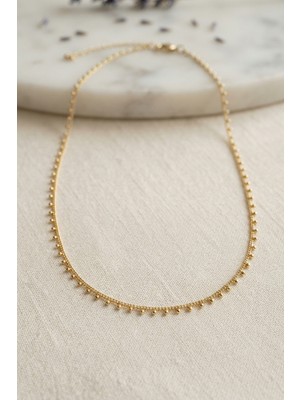 Aslanoğlu Store Gold Renk Topçcuk Model 60 cm Kadın Kolye