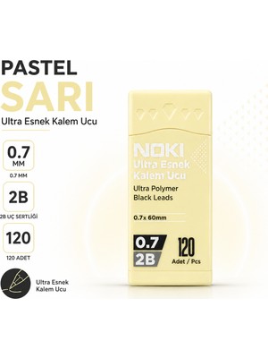 Noki 0.7 mm 2b Versatil Kalem Ucu 120 Adet Neon & Pastel Renk Seçenekli Kalem Ucu