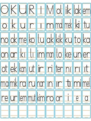 St. Morritz Magnet 2. Grup Harf ve Heceler 80 Adet