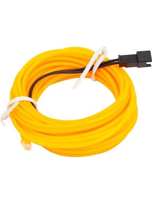 Aslanoğlu Store 5 Metre 5 Volt USB Adaptörlü Neon Sarı Ip Aydınlatma PM-6081