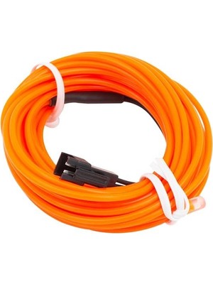 Aslanoğlu Store 5 Metre 5 Volt USB Adaptörlü Neon Oranj Ip Aydınlatma PM-6084