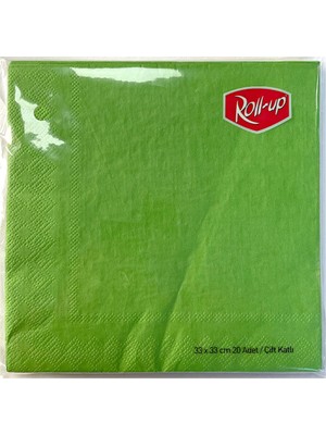 Roll-Up Yeşil Renkli Peçete