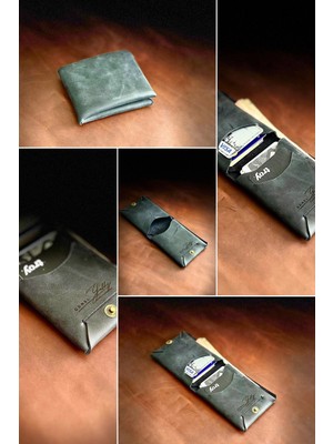 Ggart Handmade Agusta Hakiki Deri Cüzdan V11