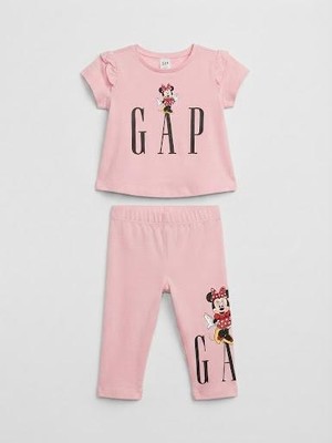 Neat Kids Kız Çocuk Pembe Minnie Kısa Kollu Taytlı Alt Üst Takım