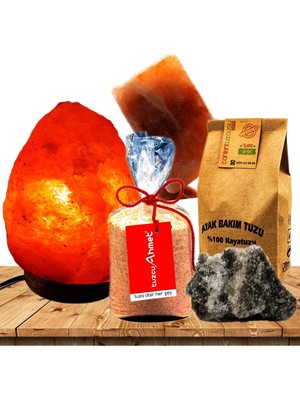 St. Morritz Himalaya Tuz Lambası Seti 3-4 kg